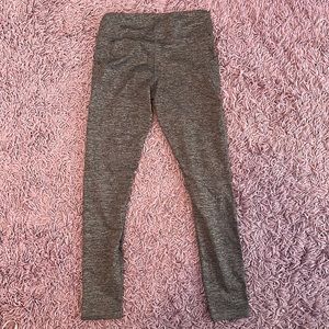 Heather Grey athletic leggings with pockets